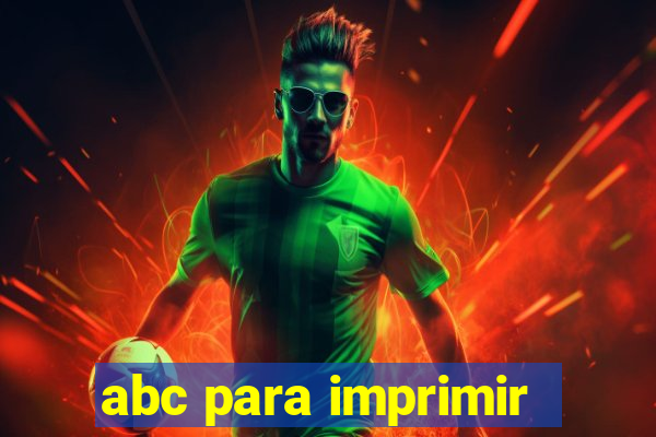 abc para imprimir